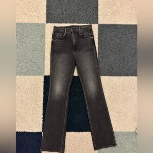 NWOT MOTHER High Waisted Black Jeans